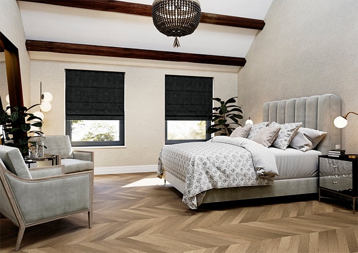 Maurice, Black - Roman Blind - Image 7